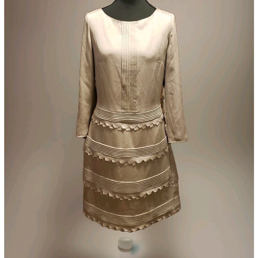 Banana Republic‎ Size 6 Evening Dress Shimmer Taupe NWT $125 Classy Minimalist
